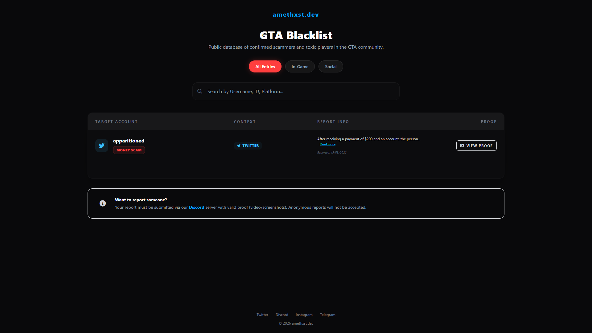 GTA Blacklist