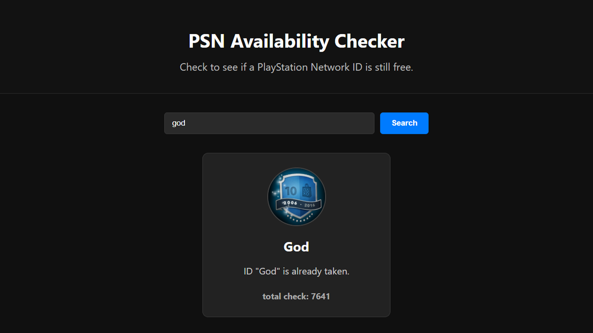 PSN Availability Preview